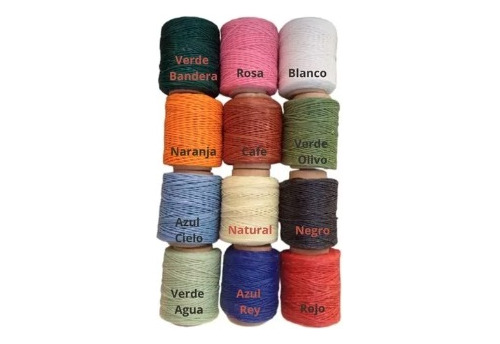 Pack 5 Hilos Encerado Alta Resistencia No. 3 - 50 Gr