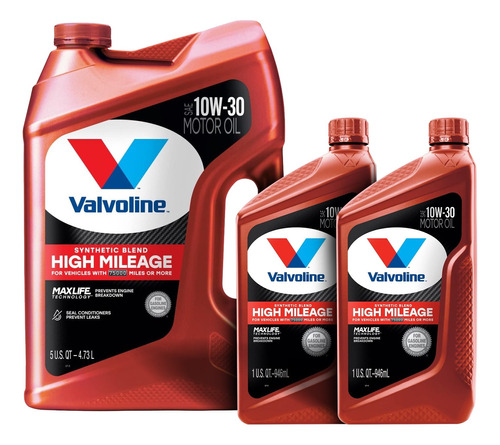 Valvoline 10w30 Semisintetico (7 Litros), Fabricado En Usa