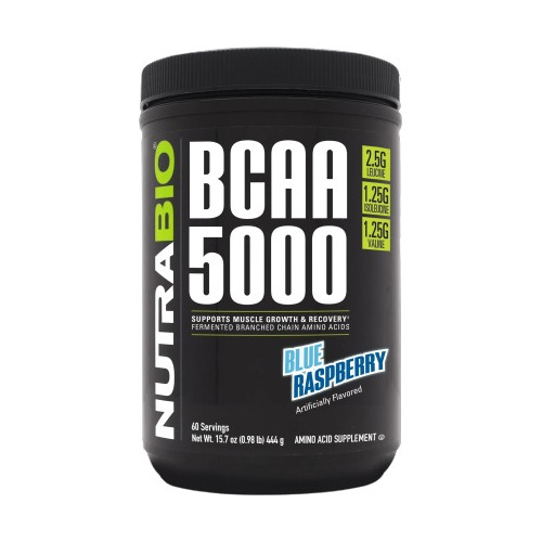 Amino Acido Nutrabio Bcaa 5000 60 Servicios