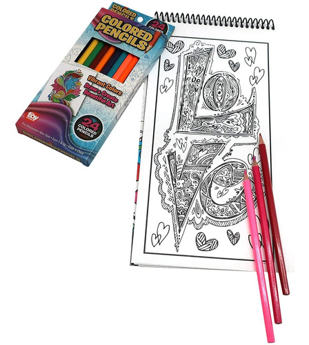 Imagen 4 de 6 de Libro De Colorear Para Adultos Almohadilla Para Colore...