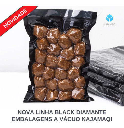 50 Saco Embalagem 20x25 Gofrada Sous Vide Ranhura A Vacuo