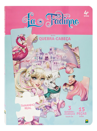 QC20X27 Mundo Encantado: La Fadinne, de Tatiane (La Fadinne) Ferrinho. Editorial Todolivro, tapa dura, edición 1 en português, 2023