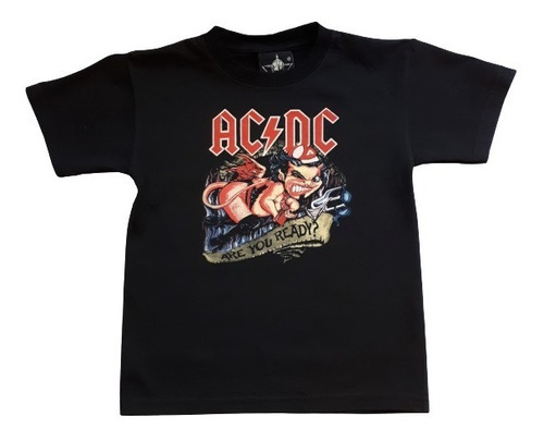 Ac/dc Polo Niños Talla 6 (3-4 Años)  Rockoutlet Saldos