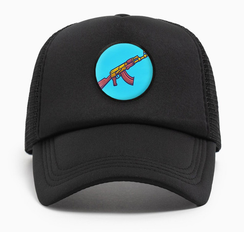 Gorra Gorro Trucker Urban Street Ak47 Celeste Str80