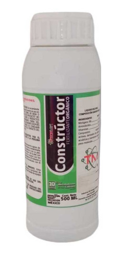 Constructor 500ml Nutriente Orgánico Fortaleza Plantas