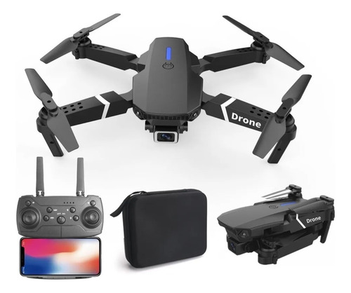 Dron Profesional E88 4k Wifi Control Remoto Giro 360 Genieka