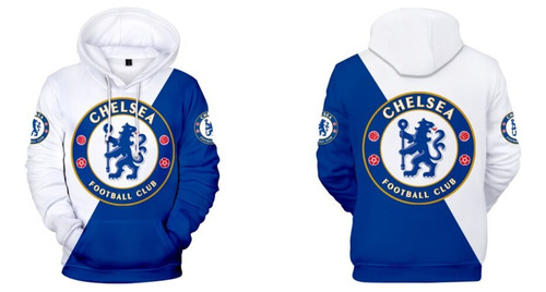 Capucha Estampada De La Premier League Del Chelsea F.c.