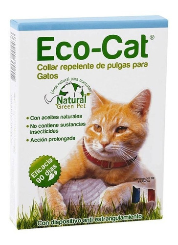 Collar Antipulgas Para Gato Eco Repelente
