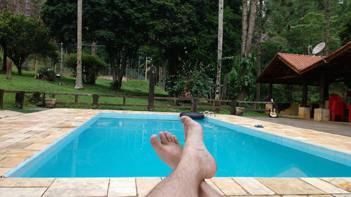 Maravilhosa Casa De Campo Com Piscina Aquecida (climatizada A 28 Graus), Lago, Riacho, Campo De Futebol, Sinuca, Fliperama.