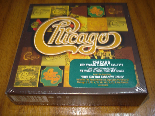 Box Cd Chicago / The Studio Albums 1969-1978 (nuevo) 10 Cd