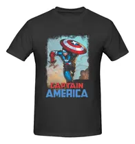 Comprar Playera Yazbek Modelo Comics Super Heroes Capitán América
