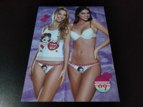 (pg053) Publicidad Promesse * Luisana Lopilato Zaira Nara (Usado)