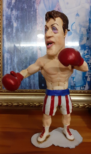 Boneco Colecionavel Rocky Balboa 20 Cm