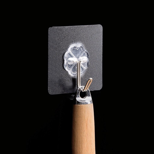 Imagen 3 de 10 de Gancho Adhesivo Para Pared / Colgador Metálico Con Adhesivo