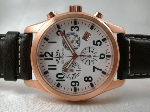 Reloj Rotary Chronograph Made In Swiss