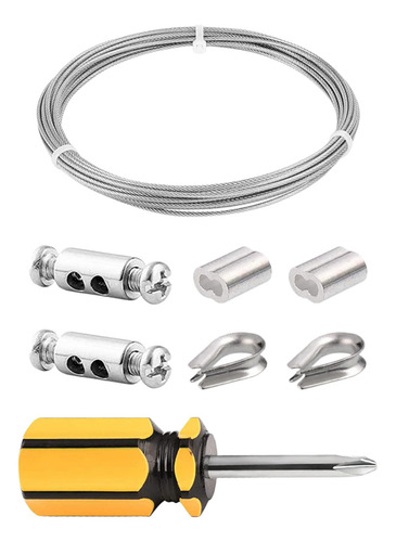 Cuerda De Alambre Multiusos Para Tendedero, Cuerda Para
