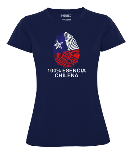 Polera Mujer Estampado Esencia Chilena