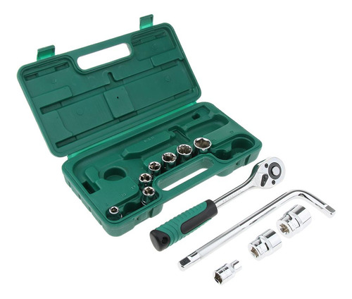 13pcs Dados De Llave Llave De Llave De Trinquete Para Motor