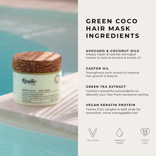Remilia Hair Mascarilla De Queratina Para Cabello Seco Y Daa