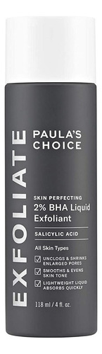 Paula's Choice Ácido Salicílico 2% Bha Liquid Exfoliant 4oz