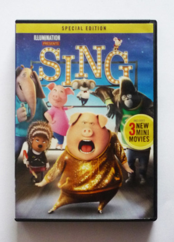 Pelicula Sing - Special Edition - Dvd Video