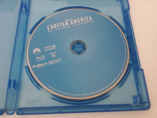 Capitán América El Primer Vengador Blu-ray - Marvel (Usado)