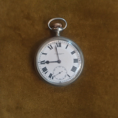 Reloj De Bolsillo Antiguo Solvil Paul Ditisheim Funcionando (Usado)