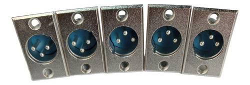 Conectores Para Xlr Dmx Canon Metalicos Machos O Hembras 5 Machos
