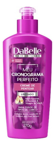 Creme De Pentear Vegano Cronograma Perfeito Dabelle 270g