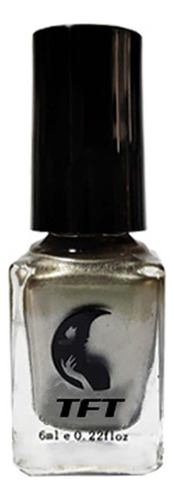 Esmalte De Uñas Plateado De Acero Inoxidable Metalizado, 6 M