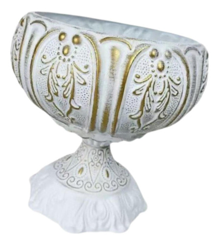 Maceta Decorativa De Hierro Con Pedestal Para Jardín, Tamaño