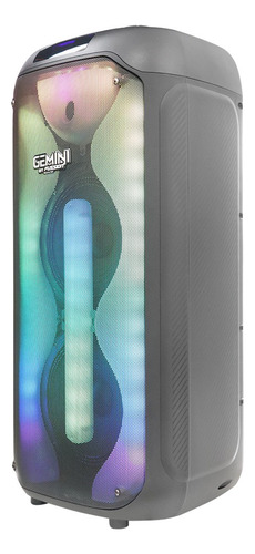 Pbs-2x8gemini Bafle Bocina Amplificado 40,000w P.m.p.o Negro