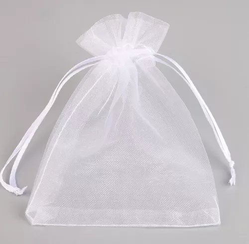 Bolsa Organza 20x30 BLANCA - Mibodaeninternet