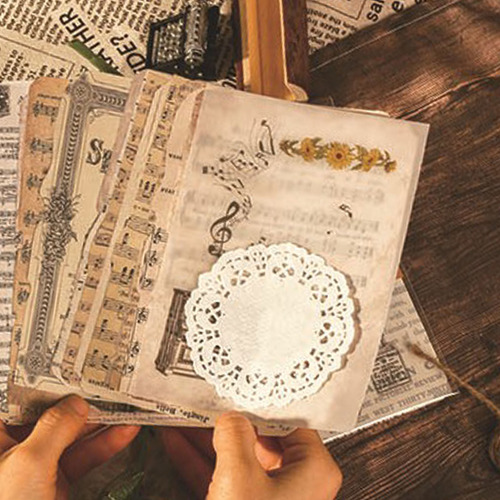 26 Hojas De Papel Vintage Para Álbumes De Recortes, Bricolaj