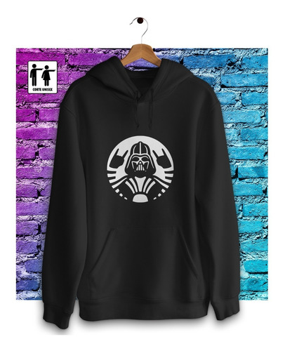 Polerón Canguro Hoodie Darth Vader Stars Wars Metal Scl15