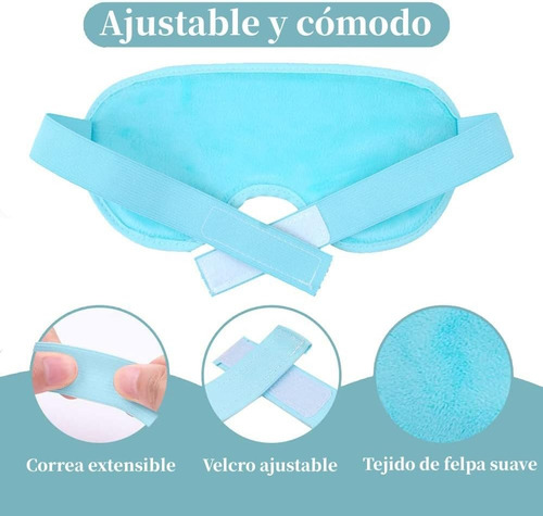 Comodo Antifaz Ojos Mascara Reutilizables Para Dormir Felpas