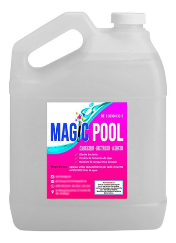 Magic Pool 3 En 1 Clarificante Alguicida Bactericida Piscina