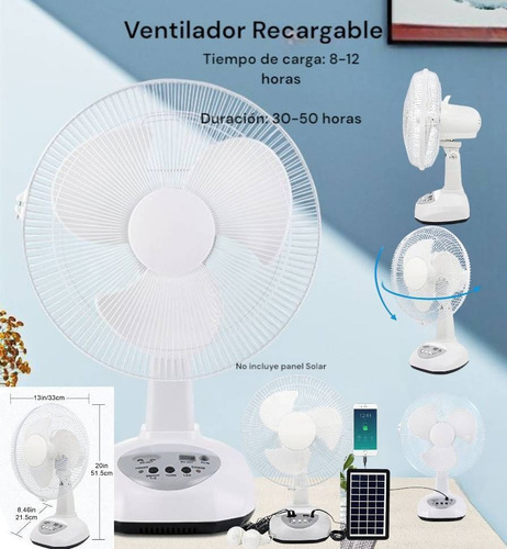 Ventilador Pequeño De Mesa Tienda Chacao