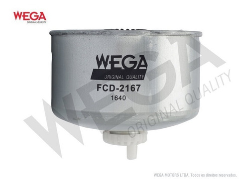 Imagem 3 de 6 de Filtro De Combustivel Range Rover Discovery Wega Fcd2167