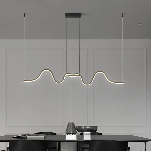 Luminária Pendente Led Teto Moderno Sala Escritório Design