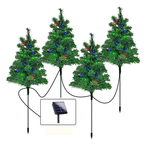 Estacas Solares Para Jardín Navideño E Upgraded, Paquete De