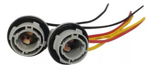 Conector Para Bombillos 1157 Dos Contactos De Plastico