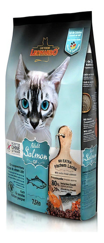 Alimento Leonardo Gato Adulto Salmón Gf 7.5kg