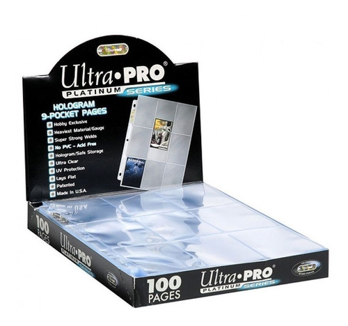 10 Folios De Carpeta Ultra Pro Platinum Series Muy Lejano