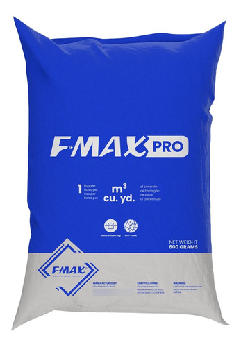 Micro Fibra Para Concreto Fmax 600 Gr (bolsa)