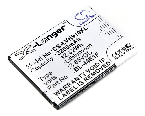 Batería P/ LG H910 Cs-lvh910xl 3200mah 3.85v Li-ion