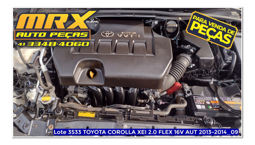 Suacata Corolla Xei 2.0 Flex 16v Aut 2014 Peças