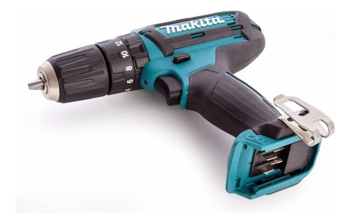 Taladro percutor atornillador inalámbrico de 10mm Makita Hp331dz 12V + accesorio con caja de cartón 220V