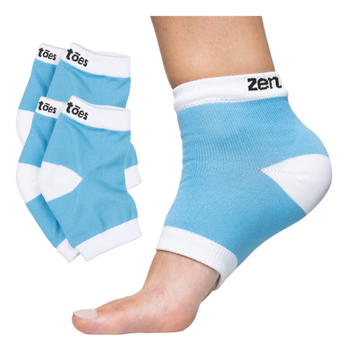 Zentoes Calcetines Hidratantes De Taln 2 Pares De Calcetines