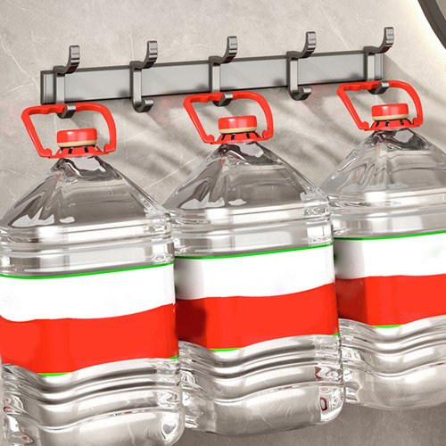 Perchero De Pared Con 5 Ganchos De Aluminio Inoxidable Resis